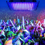 UV LED Flood Light 50W 100W 395-400nm IP65 AC 110V Body Paint Party Stage Lamp