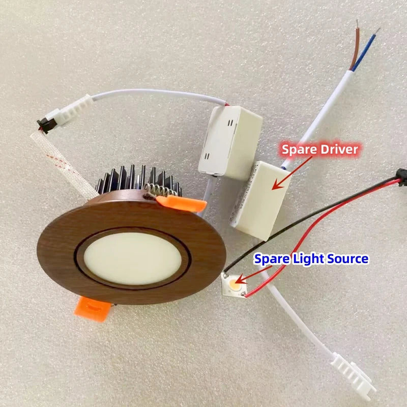 Dimmable COB LED Recessed Downlight 3W 5W 7W 9W Epistar 110-120lm/W D87mm 70-75mm Cutout