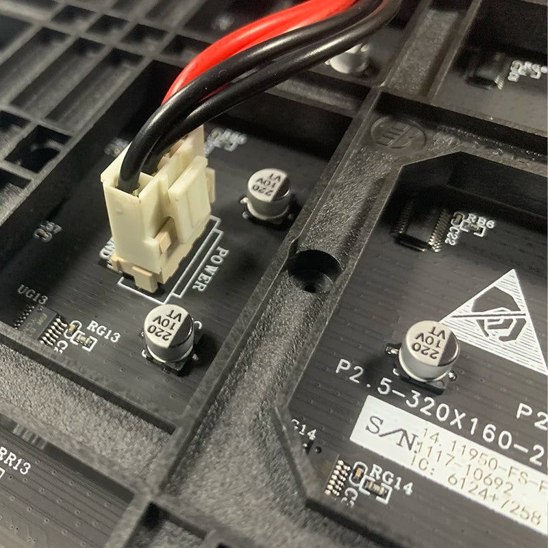 P2.5 128x64 Indoor Full-Color LED Module 320x160mm SMD2121 1/32 Scan ≥1920Hz HUB75 600nit