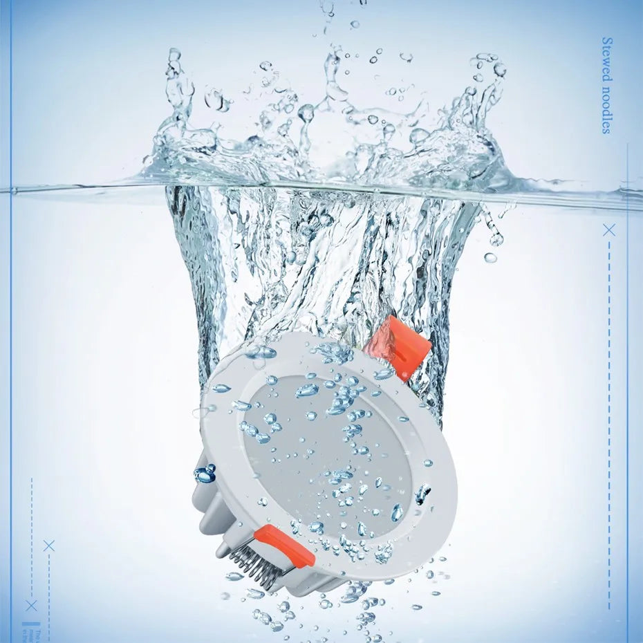 Modern IP65 Waterproof LED Ceiling Spotlight Fixture