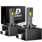 D1S D2S D2R D3S D4S D4R D5S D8S LED Headlight 35W 6000K Canbus All-in-One Fan Cooled 2-Pack
