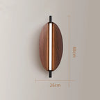 Japanese Wabi-Sabi LED Pendant Chandelier Wood Grain Iron E26 AC 90-260V Living Room Kitchen Bar