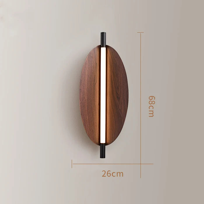 Japanese Wabi-Sabi LED Pendant Chandelier Wood Grain Iron E26 AC 90-260V Living Room Kitchen Bar