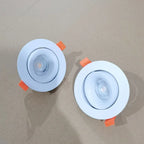 6W COB LED Recessed Downlight GU10 Aluminum AC 100-260V White Black Ceiling Spotlight