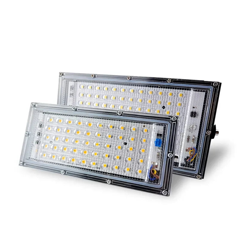 50W LED Flood Light IP65 SMD2835 CRI 85+ 180° AC 110-120V Warm Cool White 2-Year Warranty