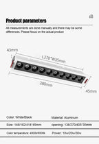 Modern Rectangle LED Ceiling Downlight Recessed Light