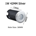 LED Underground Ground Light 1W 3W 5W COB IP67 AC 85-265V DC 12V 10 Pack 25cm Cable