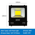LED Flood Light 10W 20W 30W 50W 70W 100W 200W IP66 180° Cool White AC 110-240V Aluminum