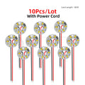 5V DC LED Light Board SMD5730 ≤3W 6 LEDs D31mm 9-Color 10-Pack Aluminum Substrate RoHS