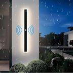 IP65 Outdoor LED Wall Light PIR Motion Sensor Dimmable Aluminum AC 85-265V Up Down