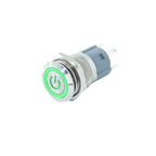 Metal Push Button Switch 12 16 19 22mm IP65 Self-Reset Self-Lock LED 3-220V NO NC CCC