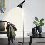 Nordic AJ Style LED Floor Lamp Metal Iron Painted Button Switch E26 Single Head AC 90-260V Living Room Foyer 21 to 30W