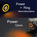 Metal LED Push Button Switch 12 16 19 22mm IP65 Self-Reset Self-Lock 5A 250V CE RoHS CCC