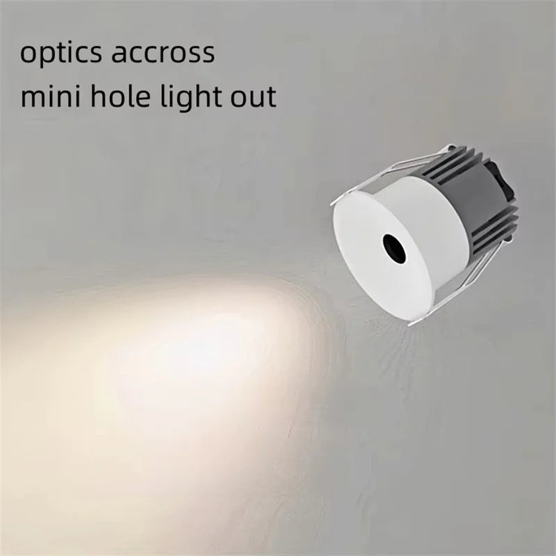 Dimmable Mini COB LED Recessed Downlight 5W 7W 10W 12W CRI 90+ 24° 38° AC 85-265V IP42