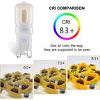 G9 LED Corn Bulb 3W 5W SMD2835 360-Degree Warm White Cool White 110-240V 10 Pack