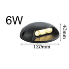 IP68 LED Underground Buried Light 2W 3W 4W 6W 8W 100° 100lm/W AC 85-265V DC 12V Garden Path