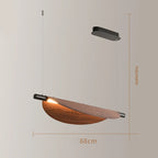 Japanese Wabi-Sabi LED Pendant Chandelier Wood Grain Iron E26 AC 90-260V Living Room Kitchen Bar