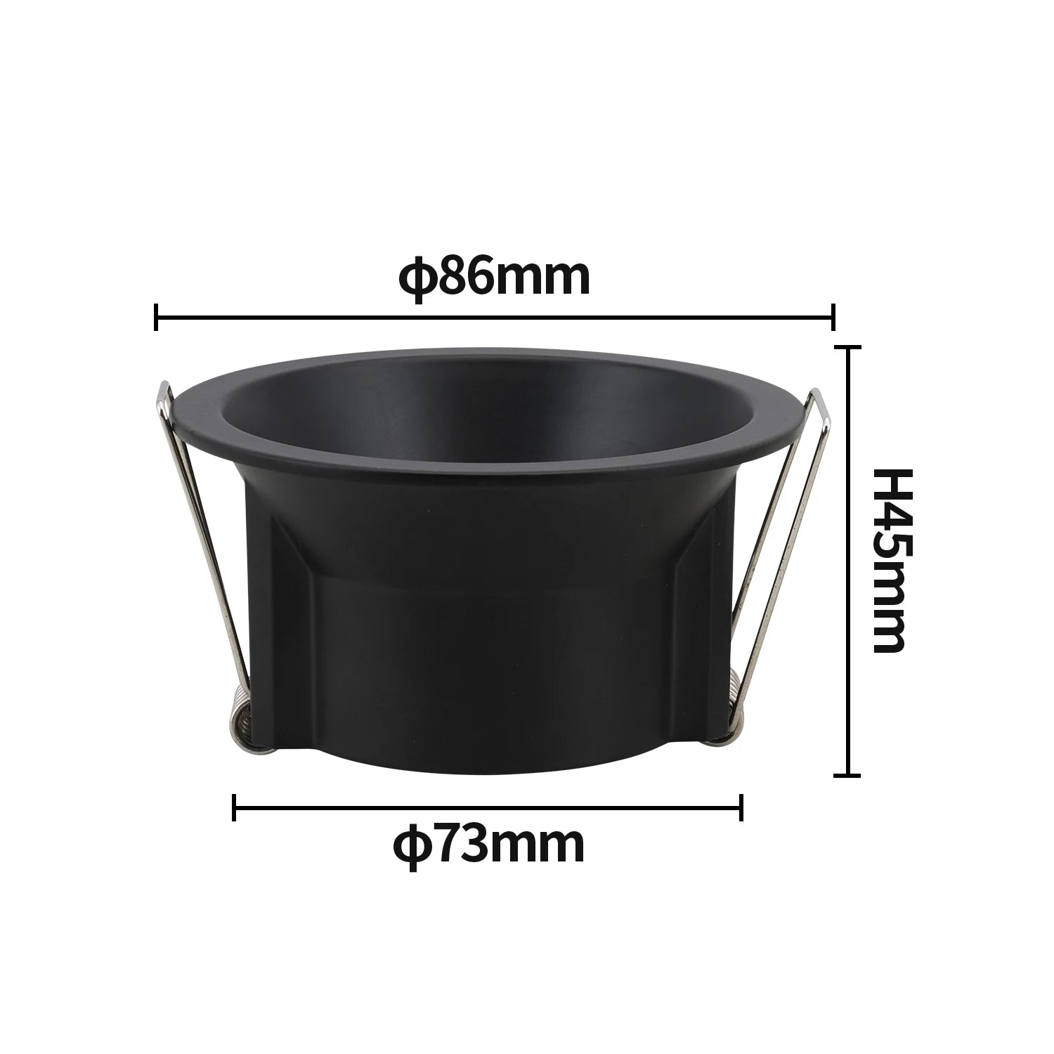 GU10 MR16 GU5.3 Recessed Spotlight Frame Splash-Proof 86mm Spring Clips Bathroom Wet Room