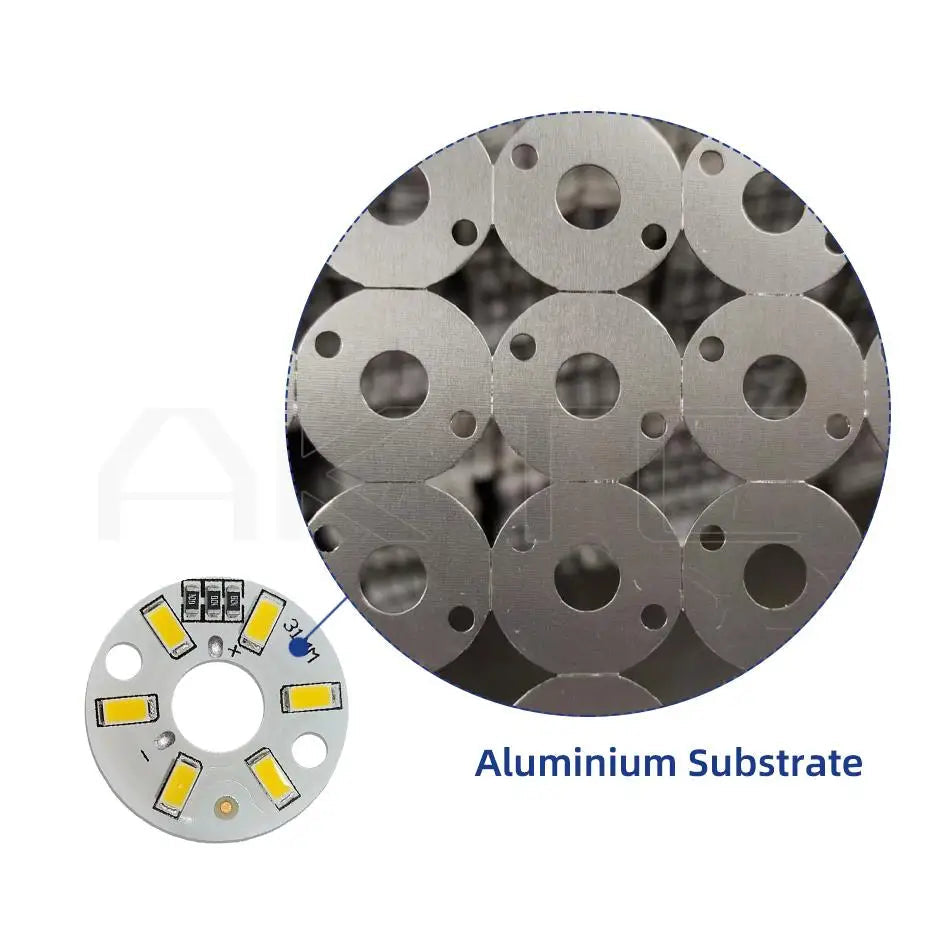 5V DC LED Light Board SMD5730 ≤3W 6 LEDs D31mm 9-Color 10-Pack Aluminum Substrate RoHS