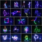 RGB Laser Scanning Projector 6W 8W 10W 12W 30K Galvo ILDA DMX512 APP RJ45 AC 110-220V Stage