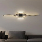 Modern LED Strip Wall Sconce 60cm 80cm Remote Control Up Down Light 90-260V