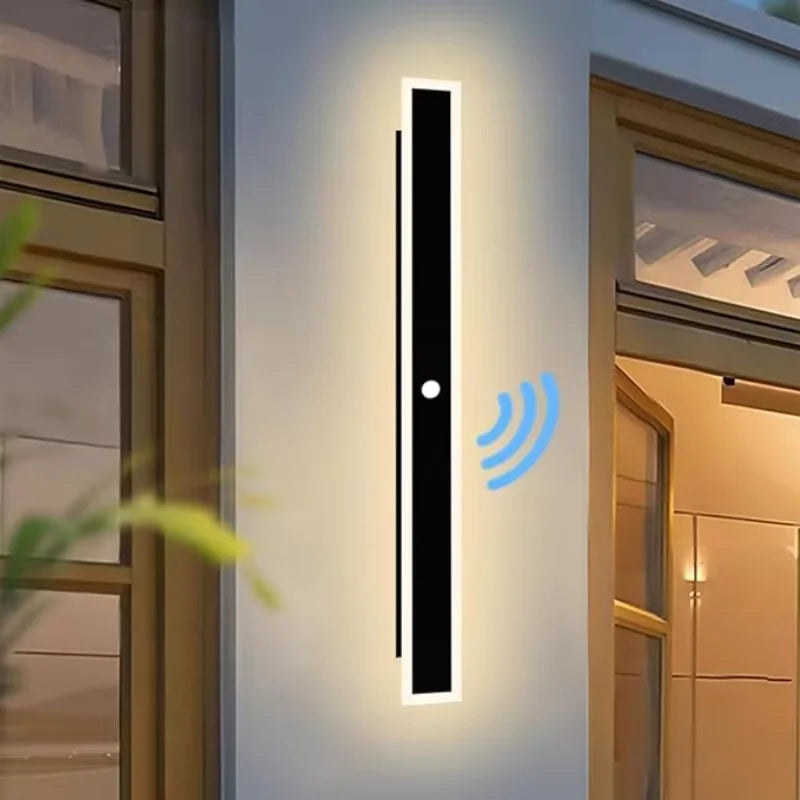 IP65 Outdoor LED Wall Light PIR Motion Sensor Dimmable Aluminum AC 85-265V Up Down