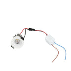 5-Pack 3W Mini COB LED Recessed Downlight 30° 280-350lm D40mm AC 85-265V Black White Driver