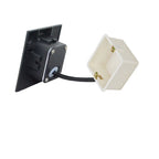 3W IP65 Recessed LED Stair Step Wall Lamp 85mm AC 100-240V White Black Gray Warm Cool White