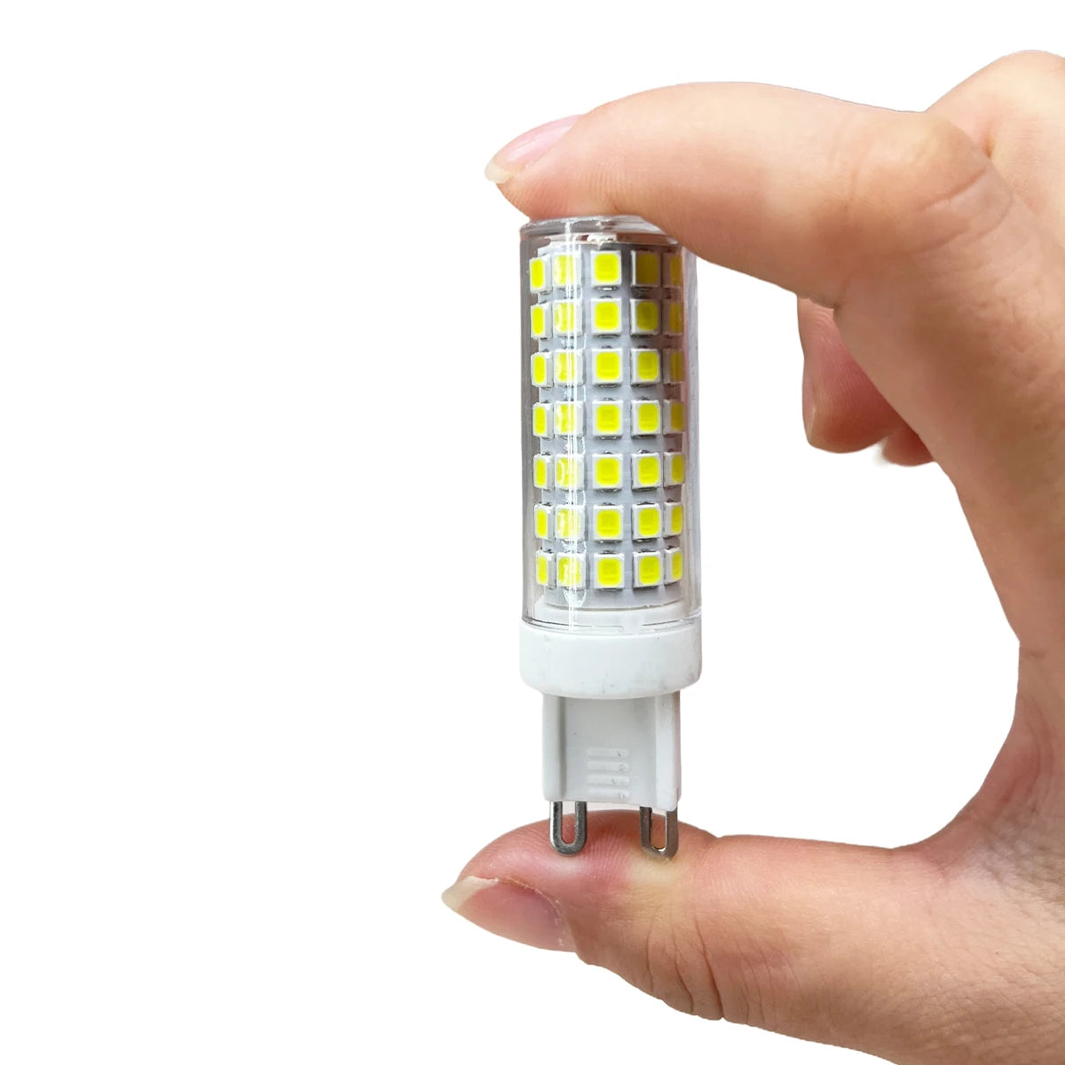 10-Pack G9 Ceramic LED Corn Bulb 7W-24W SMD2835 500-1500lm CRI 80+ 360° AC 110-220V