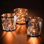 Diamond Crystal LED Night Light Rechargeable Atmosphere Table Lamp Bedroom Bedside Bar Restaurant 0.5W