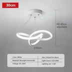 Nordic LED Pendant Light Metal Cord Suspension Dining Room Corridor 90-260V