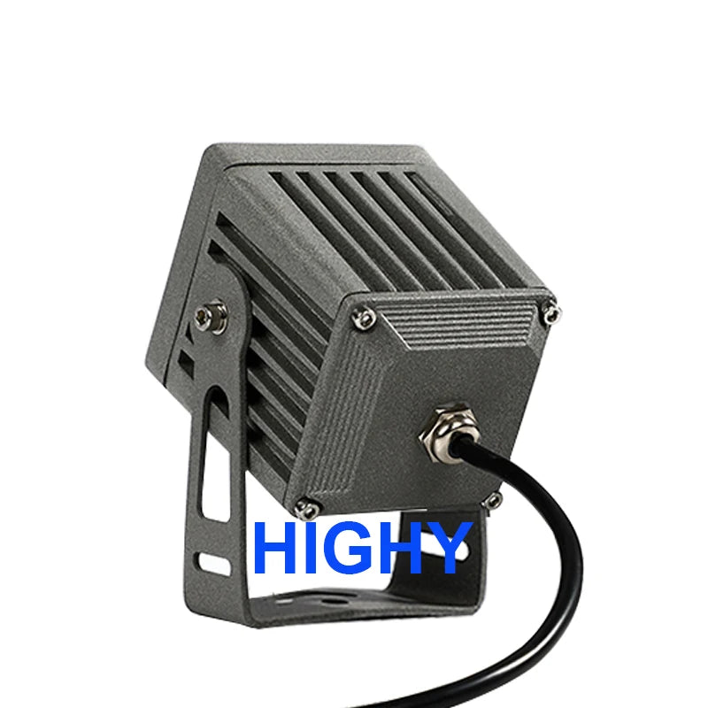 IP65 COB LED Flood Light 15W 20W 30W 40W CRI 92 Brushed Aluminum AC 85-260V or DC 24V Warm White Cool White Outdoor Landscape Spotlight