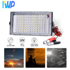 DC 12V 100W LED Flood Light IP66 SMD2835 9000lm CRI 85+ Cool White Portable Emergency
