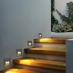 3W IP65 LED Stair Step Wall Lamp 100lm/W AC 85-265V White Black Gray Warm Natural Cool