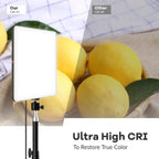 11-Inch LED Photography Fill Light 2700-6500K Dimmable 1/4" Mount Remote Tripod USB 5-20V