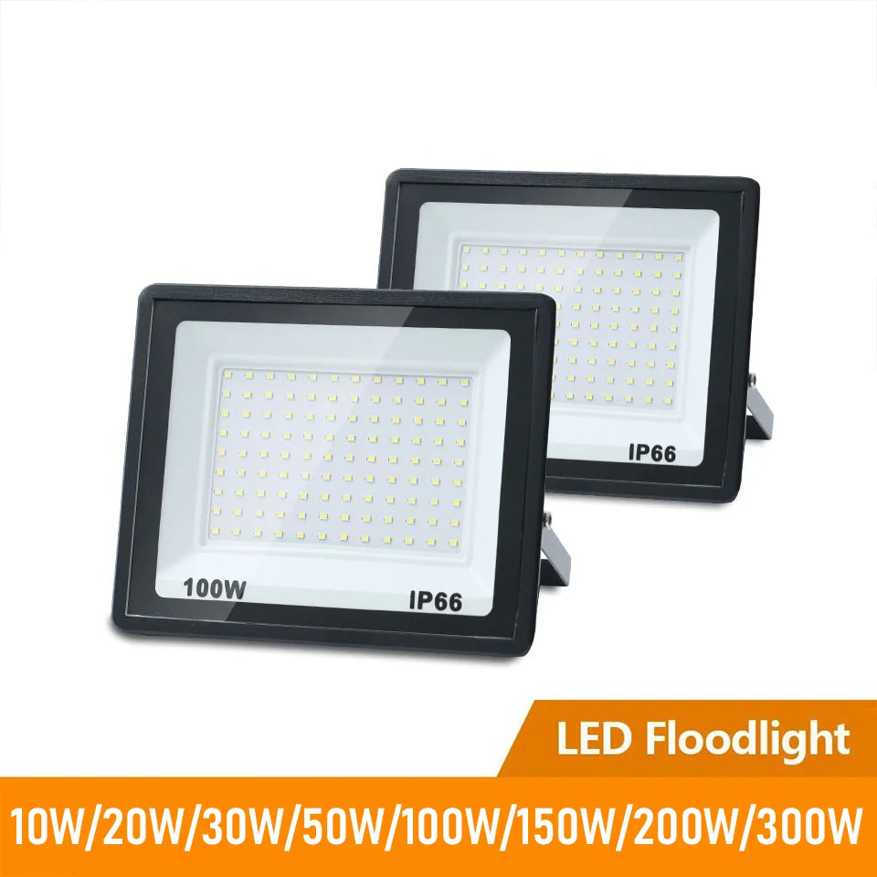 LED Flood Light 10W 20W 30W 50W 100W 150W 200W 300W IP66 120° AC 110-130V 175-265V UL CE