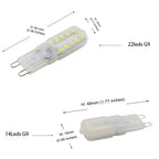 G9 LED Corn Bulb 3W 5W SMD2835 360-Degree Warm White Cool White 110-240V 10 Pack