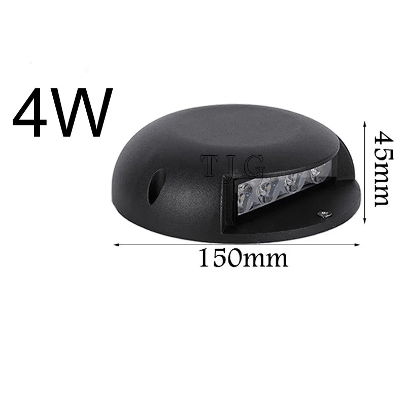IP68 LED Underground Buried Light 2W 3W 4W 6W 8W 100° 100lm/W AC 85-265V DC 12V Garden Path