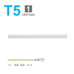T5 T8 LED Tube 50cm 15W 25W SMD2835 170° CRI 80+ AC 85-265V Warm Neutral Cool White