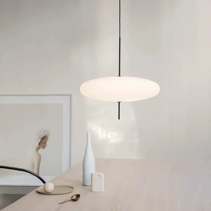 Nordic LED Pendant Light Flying Saucer 5-Light E26 E27 D30cm Tricolor White Black 90-260V