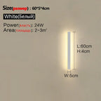 Modern Nordic LED Outdoor Wall Lamp IP65 Metal Acrylic Black Dimmable Remote AC 110-240V