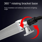 IP67 Explosion-Proof LED Machine Tool Work Light 6W-20W 720lm 360° Rotation DC 24V AC 110-250V