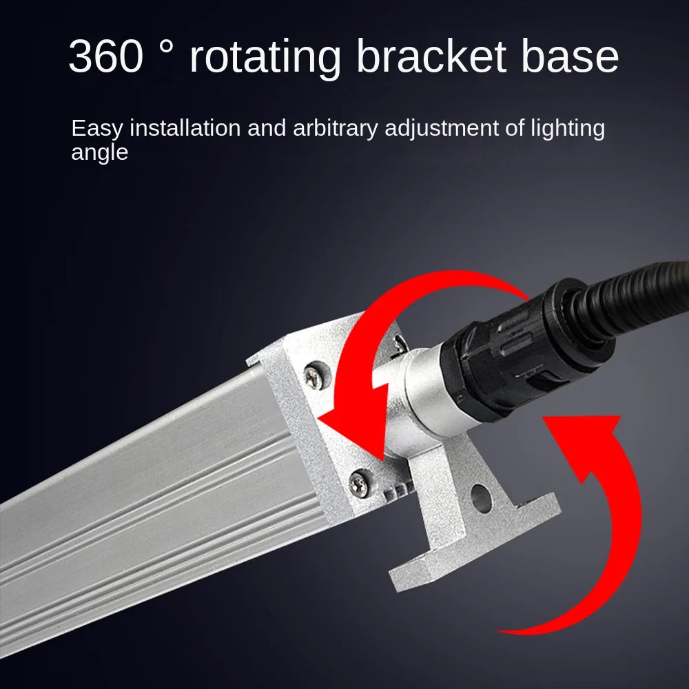 IP67 Explosion-Proof LED Machine Tool Work Light 6W-20W 720lm 360° Rotation DC 24V AC 110-250V