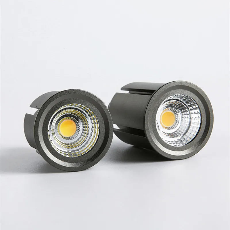 Dimmable COB Epistar LED Spotlight 9W-25W E27 E14 GU10 CRI 85+ 95-110lm/W 60° AC 85-265V