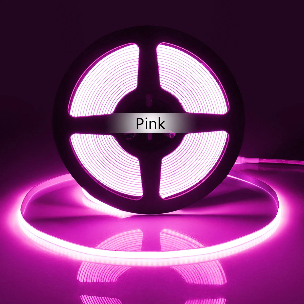 5mm COB LED Strip Light DC 12V 320 LED/m CRI 90 IP20 1m to 5m Warm White Natural White Cool White Red Yellow Pink Blue Green Flexible Tape