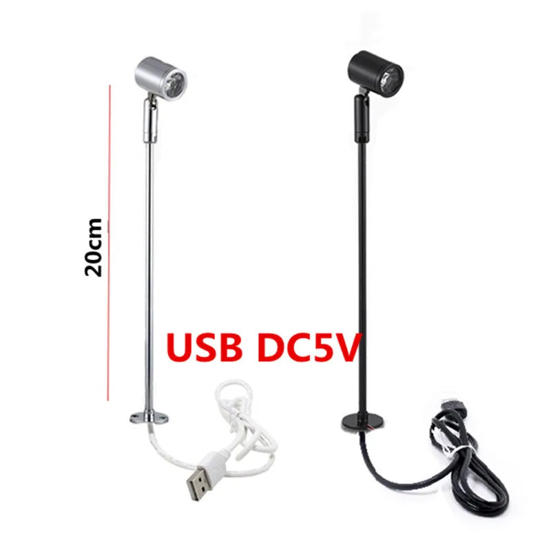 Mini 3W LED Spotlight Epistar 30 Degree Warm White Neutral White Cool White RGB DC 5V 12V AC 85-265V Cabinet Jewelry Display