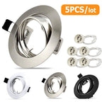 Recessed Ceiling Downlight Housing Frame 50mm Cutout for GU10 GU5.3 MR16 Spotlight Bulbs