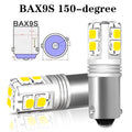 Gtinthebox BA9S BAX9S BAY9S H21W LED Bulb 10-SMD3030 500lm 2W Canbus 12-24V 2-Pack