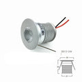 IP65 Mini LED Recessed Downlight 1W 3W DC 12V 90 lm/W 25 30 60 or 120 Degree Aluminum Silver Warm White Natural White Cool White Red Green Blue RGB Cabinet Stair