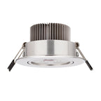 Multi-LED COB Recessed Downlight 9W-21W 30° Dimmable AC 110-220V White Black Silver 68-98mm